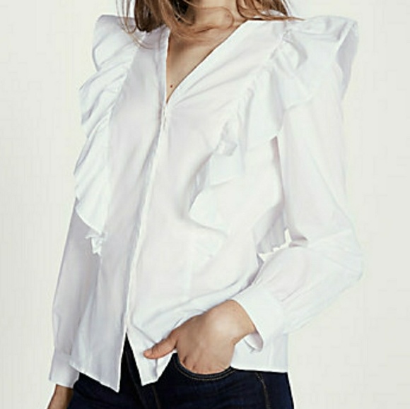 Cotton withe blouse - Picture 2 of 4